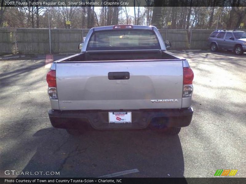 Silver Sky Metallic / Graphite Gray 2007 Toyota Tundra Regular Cab