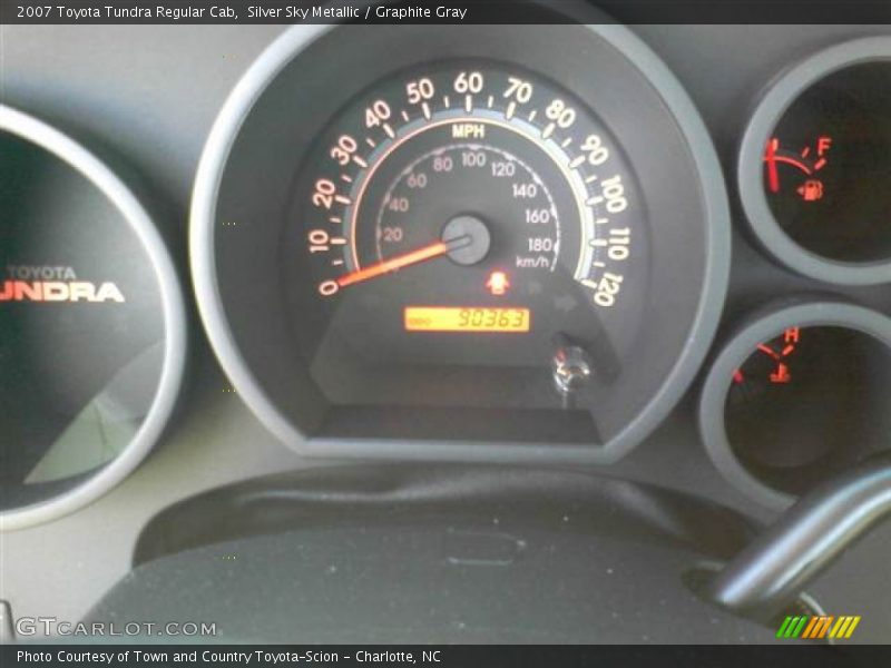 Silver Sky Metallic / Graphite Gray 2007 Toyota Tundra Regular Cab