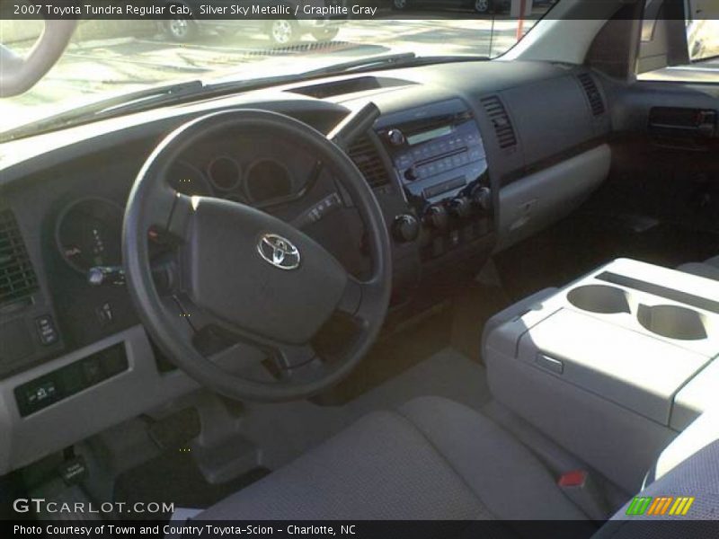 Silver Sky Metallic / Graphite Gray 2007 Toyota Tundra Regular Cab