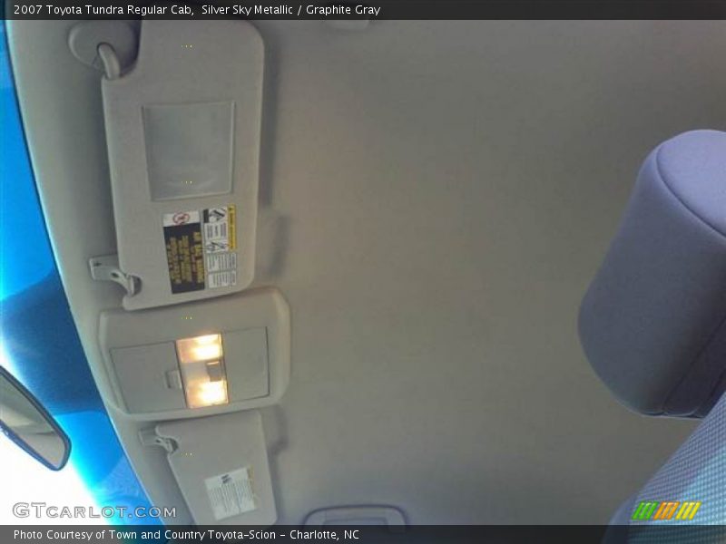 Silver Sky Metallic / Graphite Gray 2007 Toyota Tundra Regular Cab