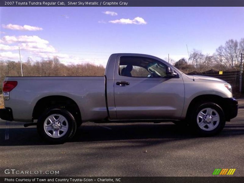 Silver Sky Metallic / Graphite Gray 2007 Toyota Tundra Regular Cab