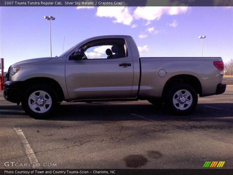 Silver Sky Metallic / Graphite Gray 2007 Toyota Tundra Regular Cab