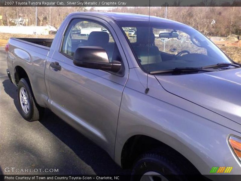Silver Sky Metallic / Graphite Gray 2007 Toyota Tundra Regular Cab