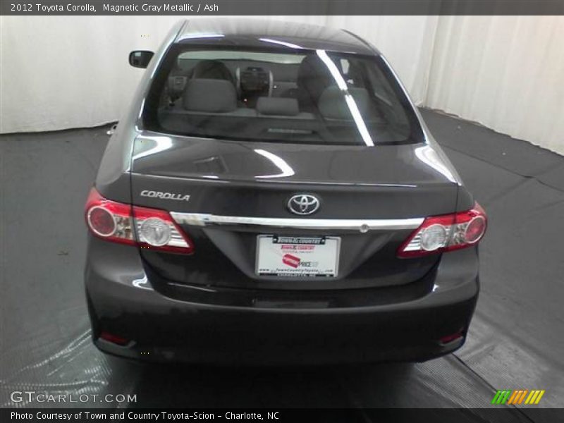 Magnetic Gray Metallic / Ash 2012 Toyota Corolla