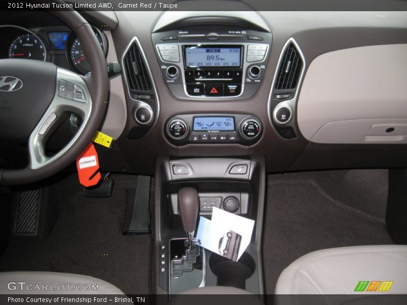 Garnet Red / Taupe 2012 Hyundai Tucson Limited AWD