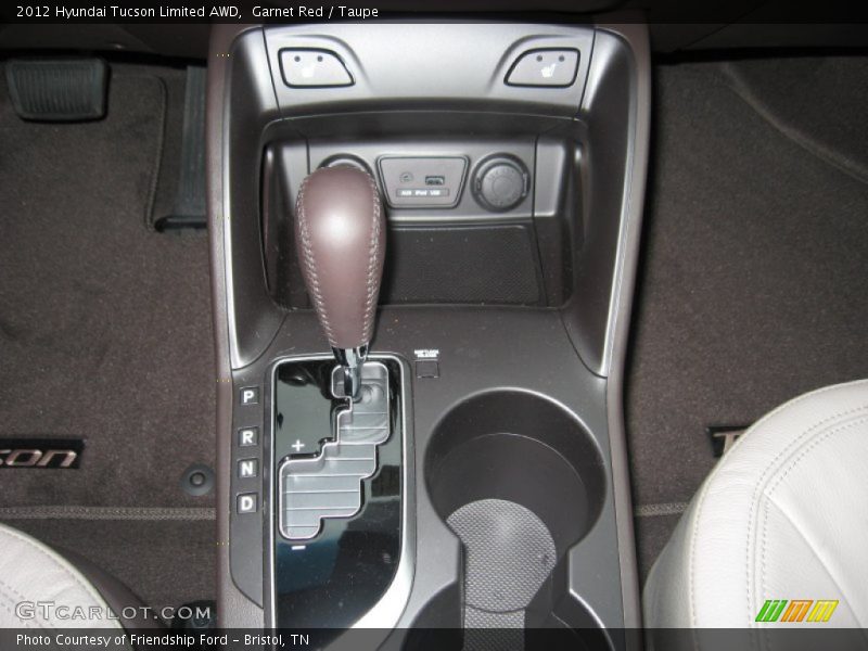 Garnet Red / Taupe 2012 Hyundai Tucson Limited AWD