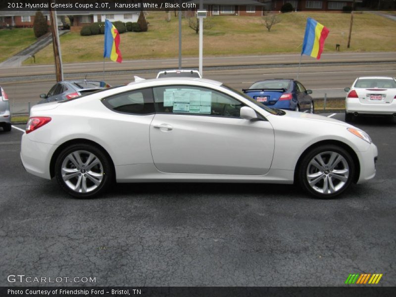 Karussell White / Black Cloth 2012 Hyundai Genesis Coupe 2.0T