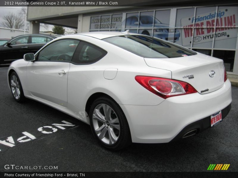 Karussell White / Black Cloth 2012 Hyundai Genesis Coupe 2.0T