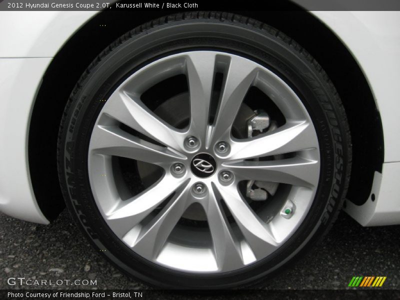 Karussell White / Black Cloth 2012 Hyundai Genesis Coupe 2.0T