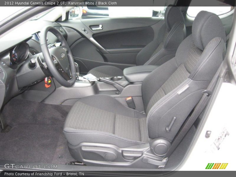Karussell White / Black Cloth 2012 Hyundai Genesis Coupe 2.0T