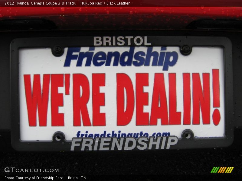 Tsukuba Red / Black Leather 2012 Hyundai Genesis Coupe 3.8 Track