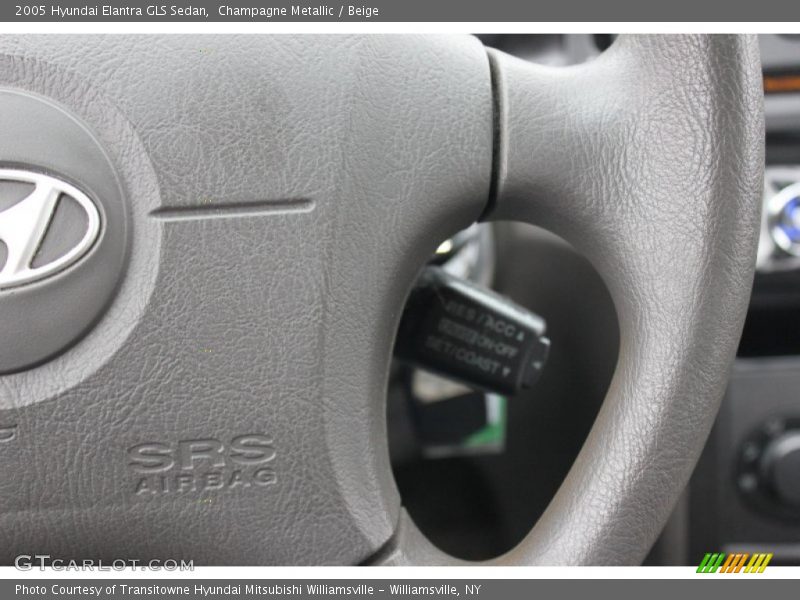 Champagne Metallic / Beige 2005 Hyundai Elantra GLS Sedan