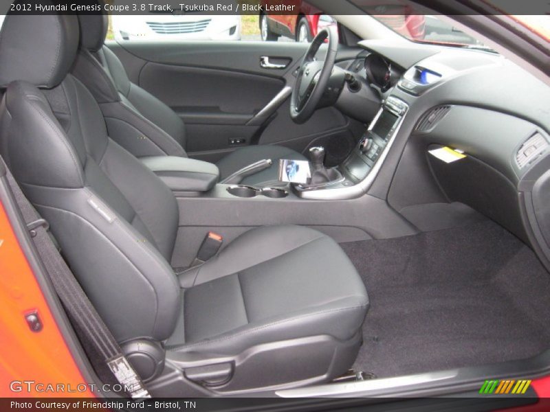 Front Seat of 2012 Genesis Coupe 3.8 Track