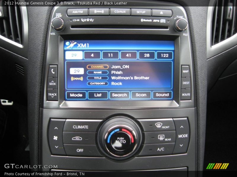 Controls of 2012 Genesis Coupe 3.8 Track