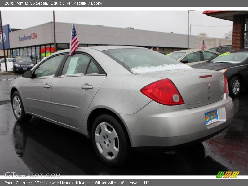 Liquid Silver Metallic / Ebony 2005 Pontiac G6 Sedan