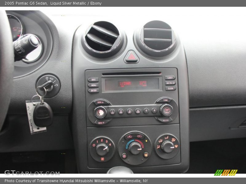 Liquid Silver Metallic / Ebony 2005 Pontiac G6 Sedan