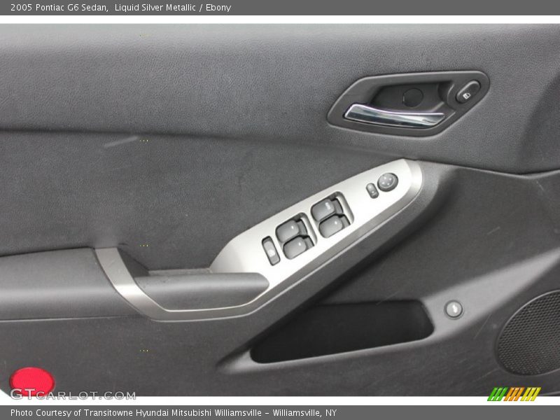 Liquid Silver Metallic / Ebony 2005 Pontiac G6 Sedan
