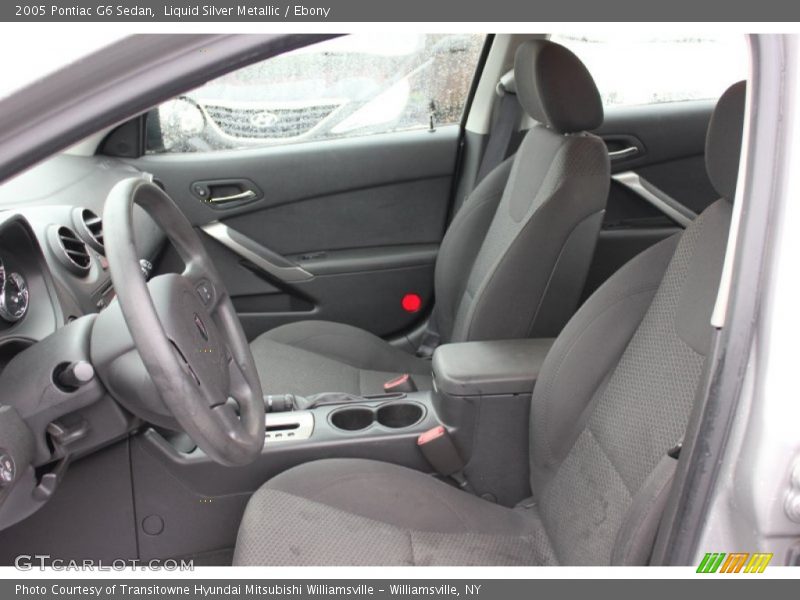 Liquid Silver Metallic / Ebony 2005 Pontiac G6 Sedan