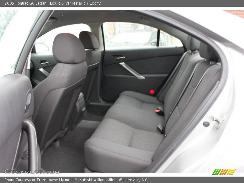 Liquid Silver Metallic / Ebony 2005 Pontiac G6 Sedan