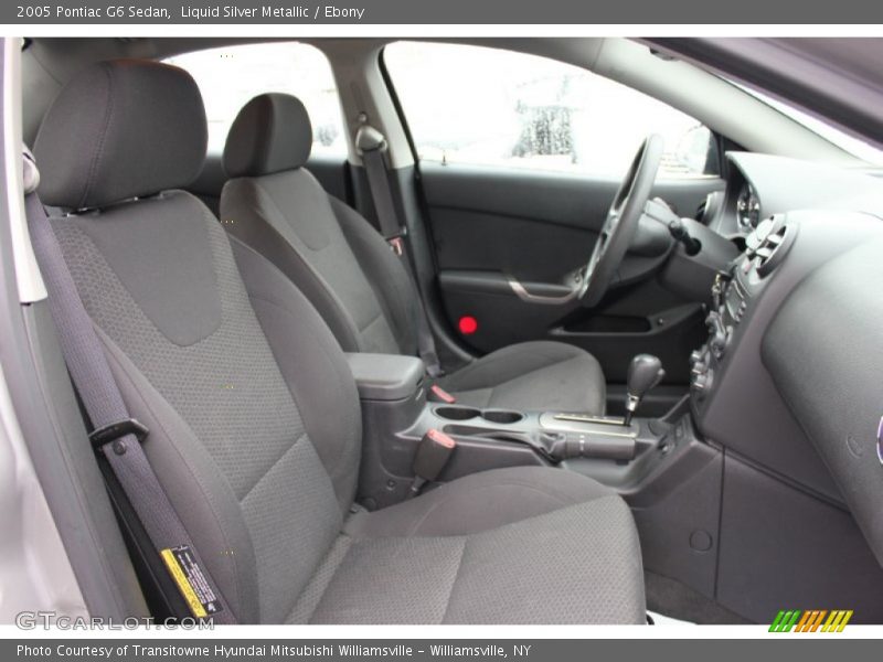 Liquid Silver Metallic / Ebony 2005 Pontiac G6 Sedan