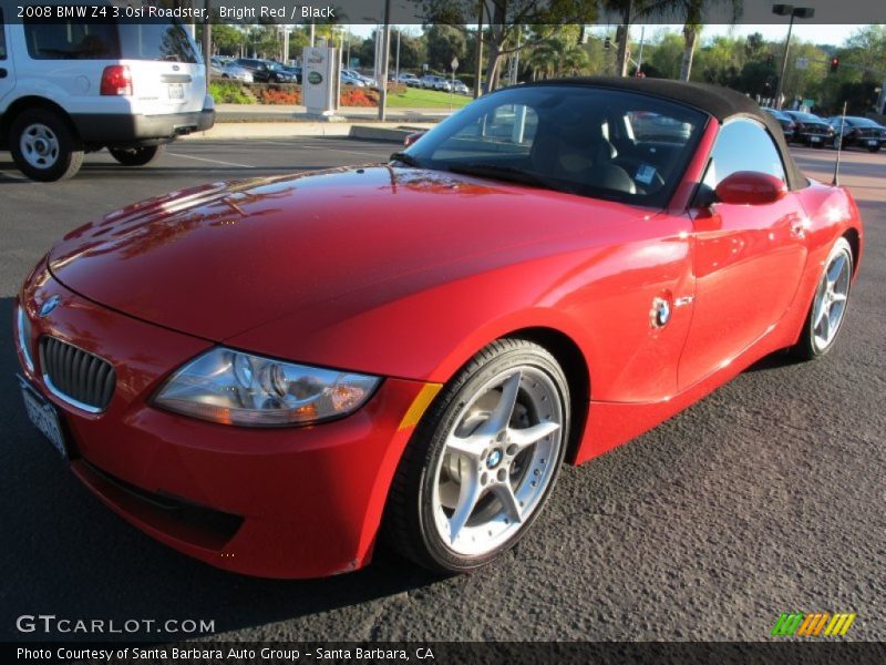 Bright Red / Black 2008 BMW Z4 3.0si Roadster