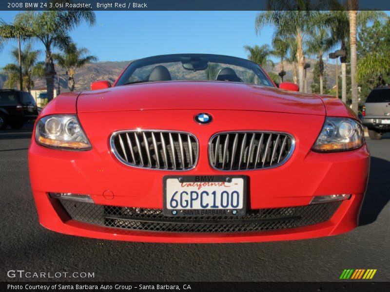 Bright Red / Black 2008 BMW Z4 3.0si Roadster