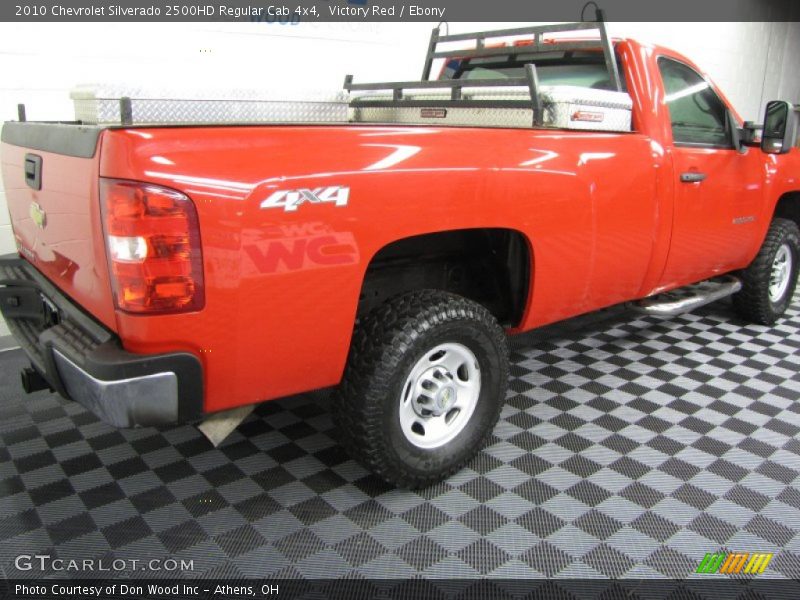 Victory Red / Ebony 2010 Chevrolet Silverado 2500HD Regular Cab 4x4