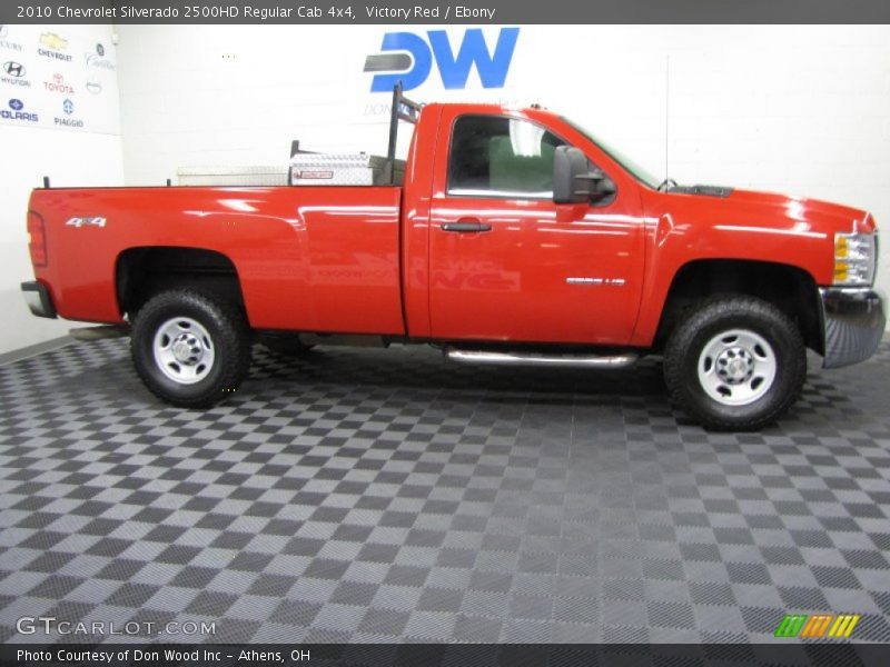 Victory Red / Ebony 2010 Chevrolet Silverado 2500HD Regular Cab 4x4