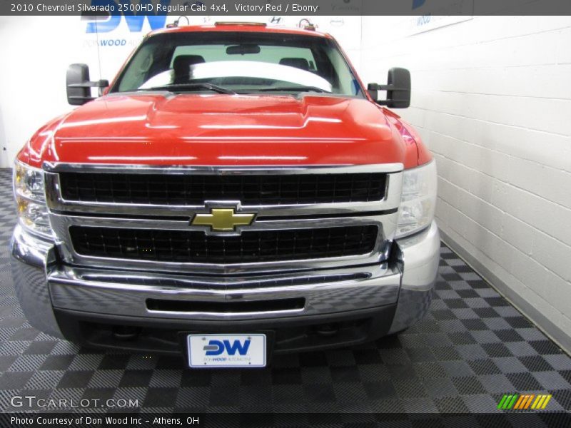 Victory Red / Ebony 2010 Chevrolet Silverado 2500HD Regular Cab 4x4