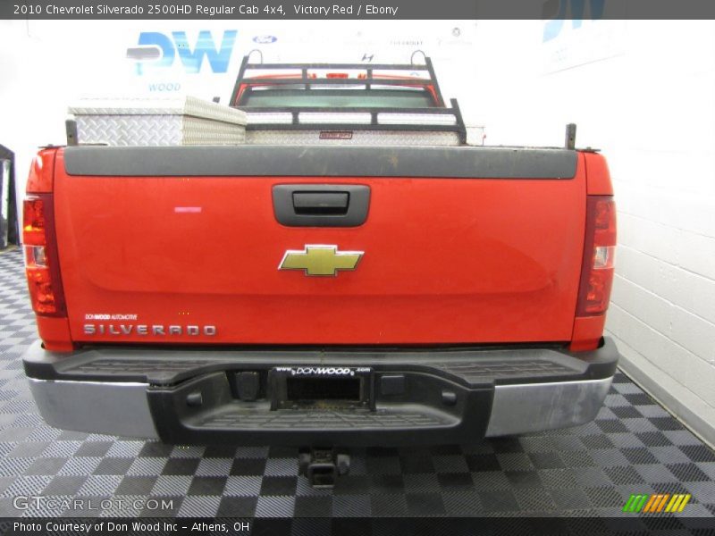 Victory Red / Ebony 2010 Chevrolet Silverado 2500HD Regular Cab 4x4