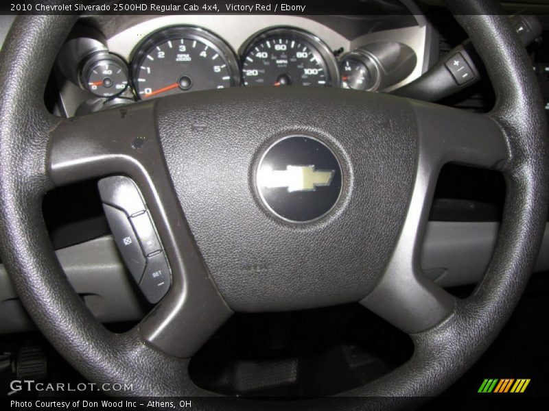 Victory Red / Ebony 2010 Chevrolet Silverado 2500HD Regular Cab 4x4