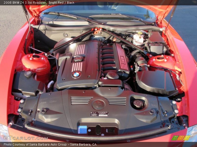 Bright Red / Black 2008 BMW Z4 3.0si Roadster