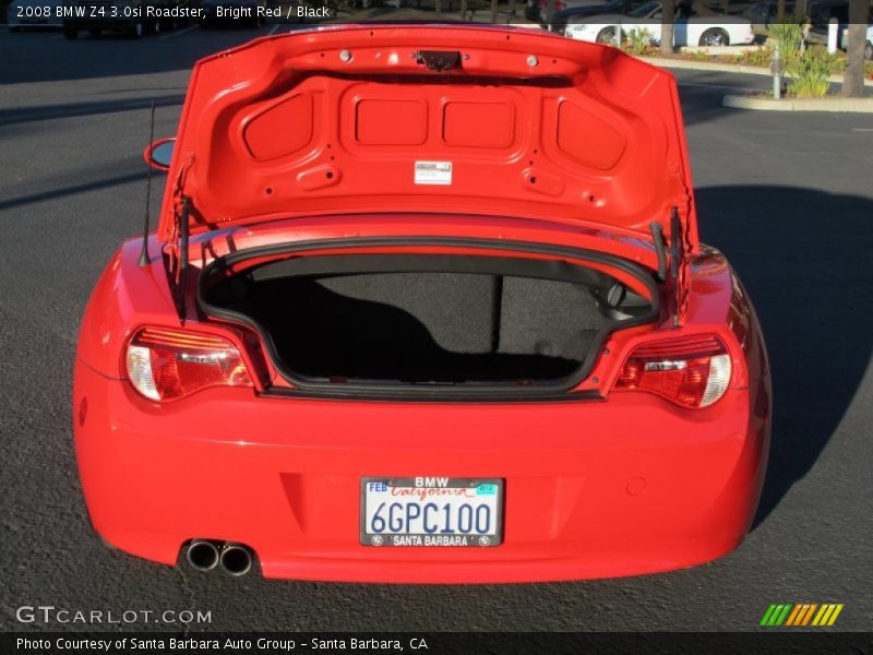 Bright Red / Black 2008 BMW Z4 3.0si Roadster