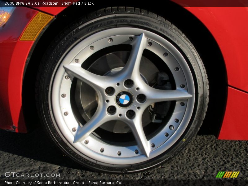Bright Red / Black 2008 BMW Z4 3.0si Roadster