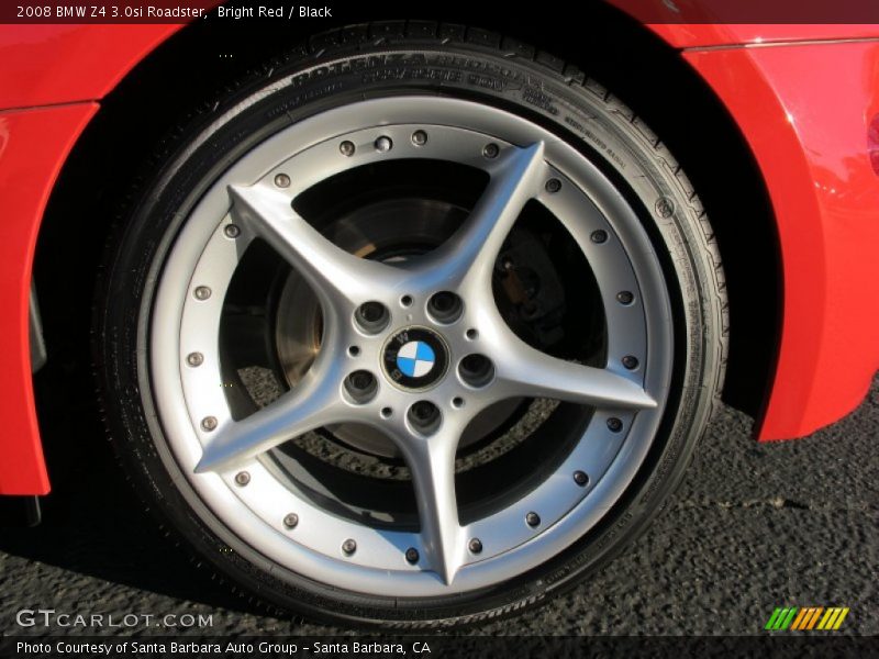 Bright Red / Black 2008 BMW Z4 3.0si Roadster