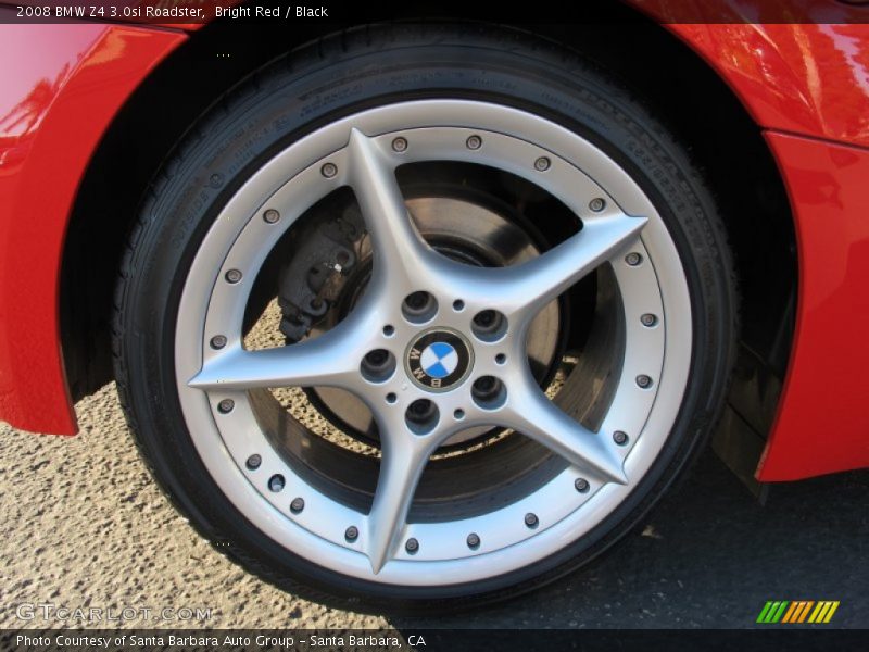 Bright Red / Black 2008 BMW Z4 3.0si Roadster