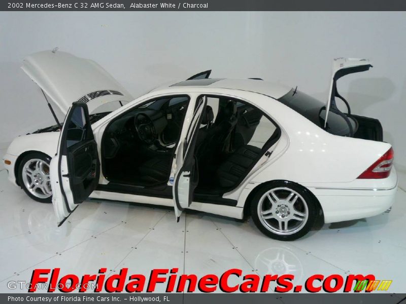 Alabaster White / Charcoal 2002 Mercedes-Benz C 32 AMG Sedan