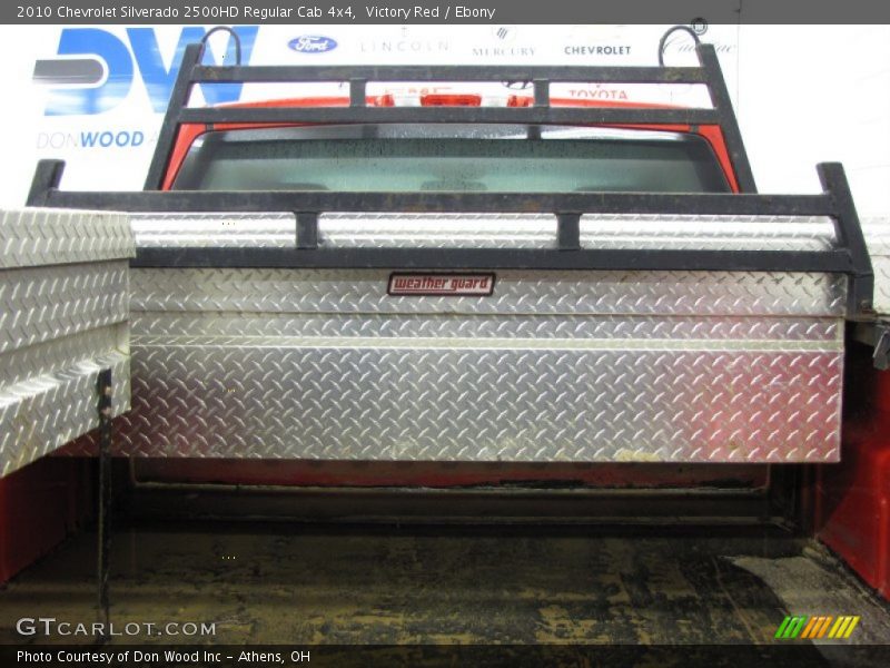 Victory Red / Ebony 2010 Chevrolet Silverado 2500HD Regular Cab 4x4