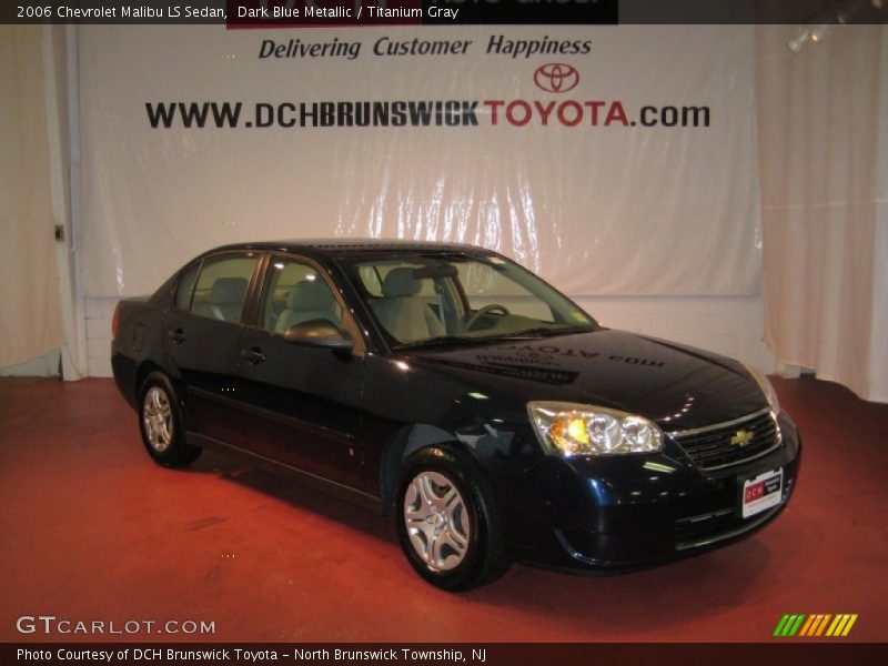 Dark Blue Metallic / Titanium Gray 2006 Chevrolet Malibu LS Sedan