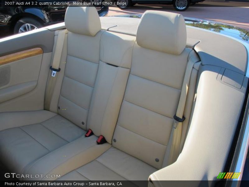 Moro Blue Pearl Effect / Beige 2007 Audi A4 3.2 quattro Cabriolet