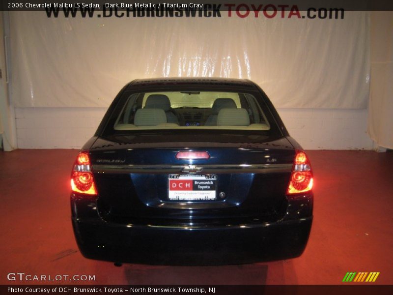 Dark Blue Metallic / Titanium Gray 2006 Chevrolet Malibu LS Sedan