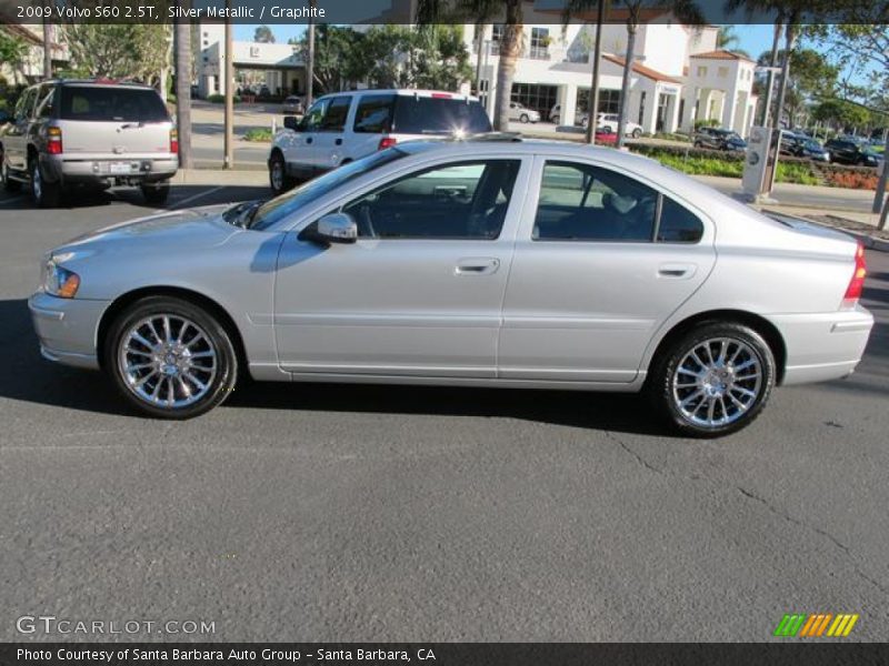 Silver Metallic / Graphite 2009 Volvo S60 2.5T