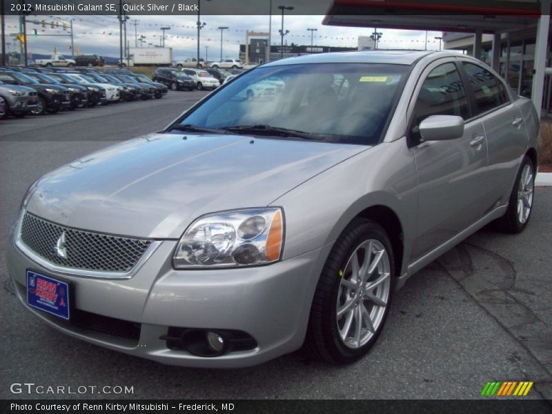 Quick Silver / Black 2012 Mitsubishi Galant SE