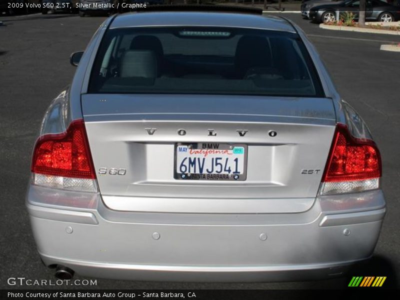 Silver Metallic / Graphite 2009 Volvo S60 2.5T