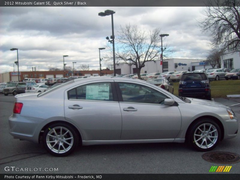 Quick Silver / Black 2012 Mitsubishi Galant SE