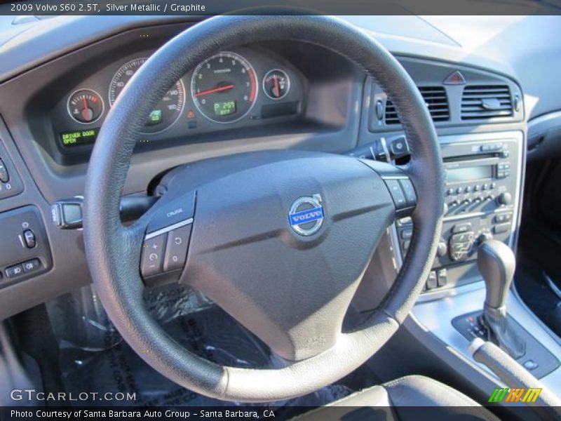 Silver Metallic / Graphite 2009 Volvo S60 2.5T