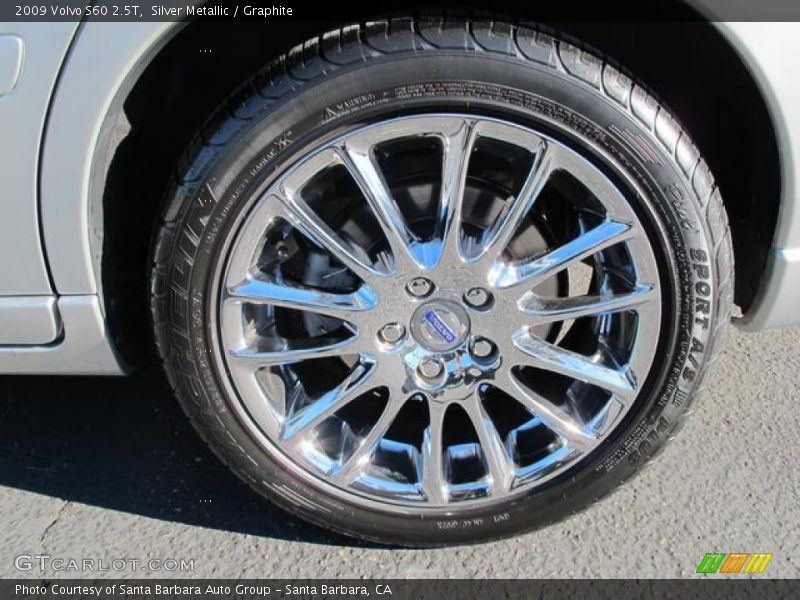 Silver Metallic / Graphite 2009 Volvo S60 2.5T