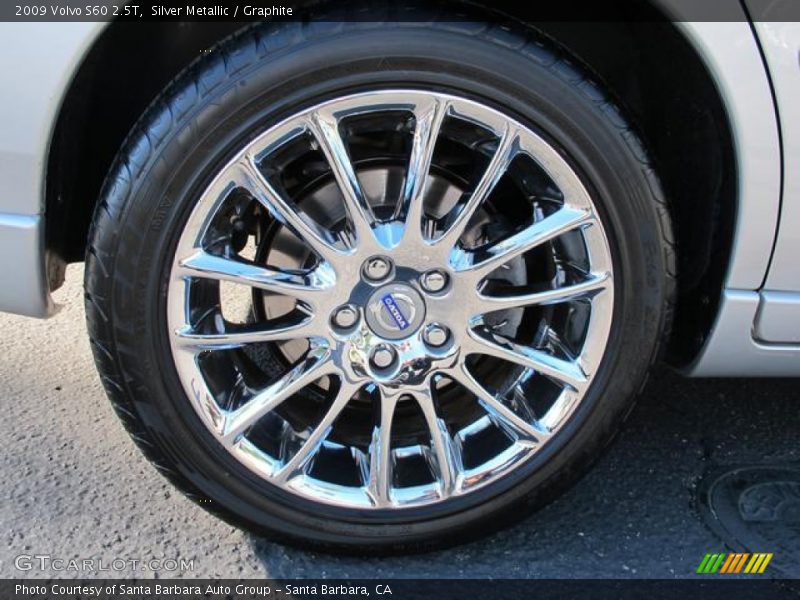 Silver Metallic / Graphite 2009 Volvo S60 2.5T