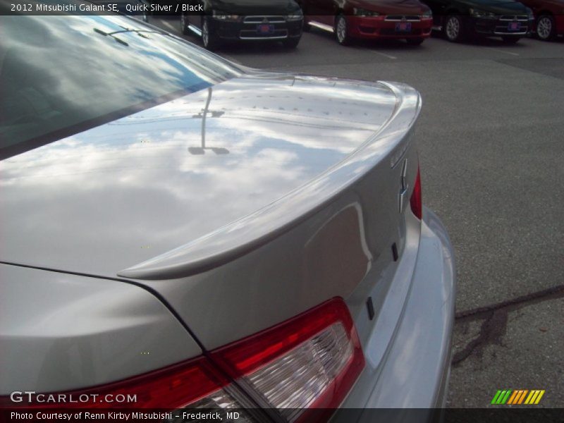 Quick Silver / Black 2012 Mitsubishi Galant SE