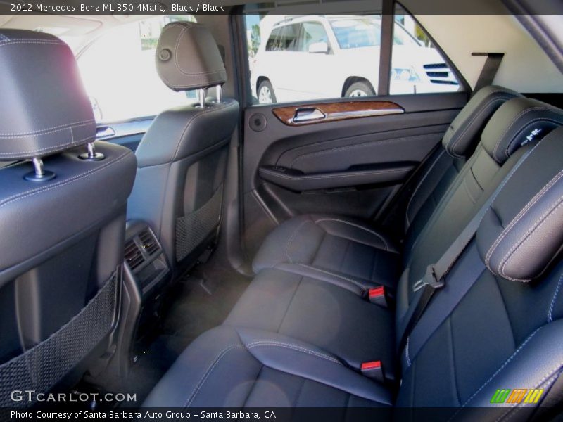 Black / Black 2012 Mercedes-Benz ML 350 4Matic